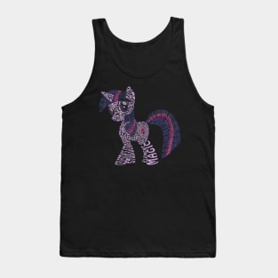 Wordy Twilight Sparkle Tank Top